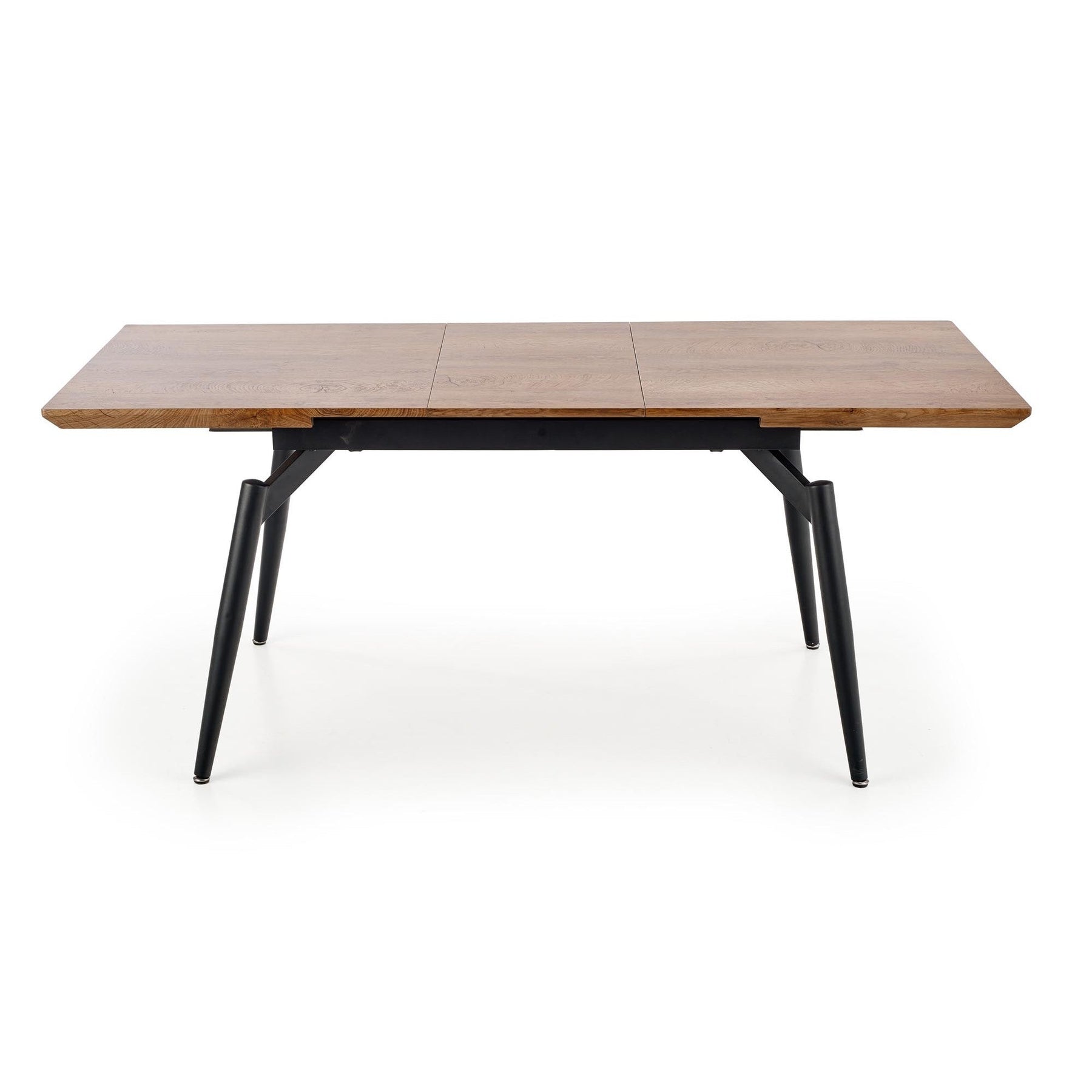 Masa extensibila CAMBELL, negru/stejar, 140/180x80x74 cm