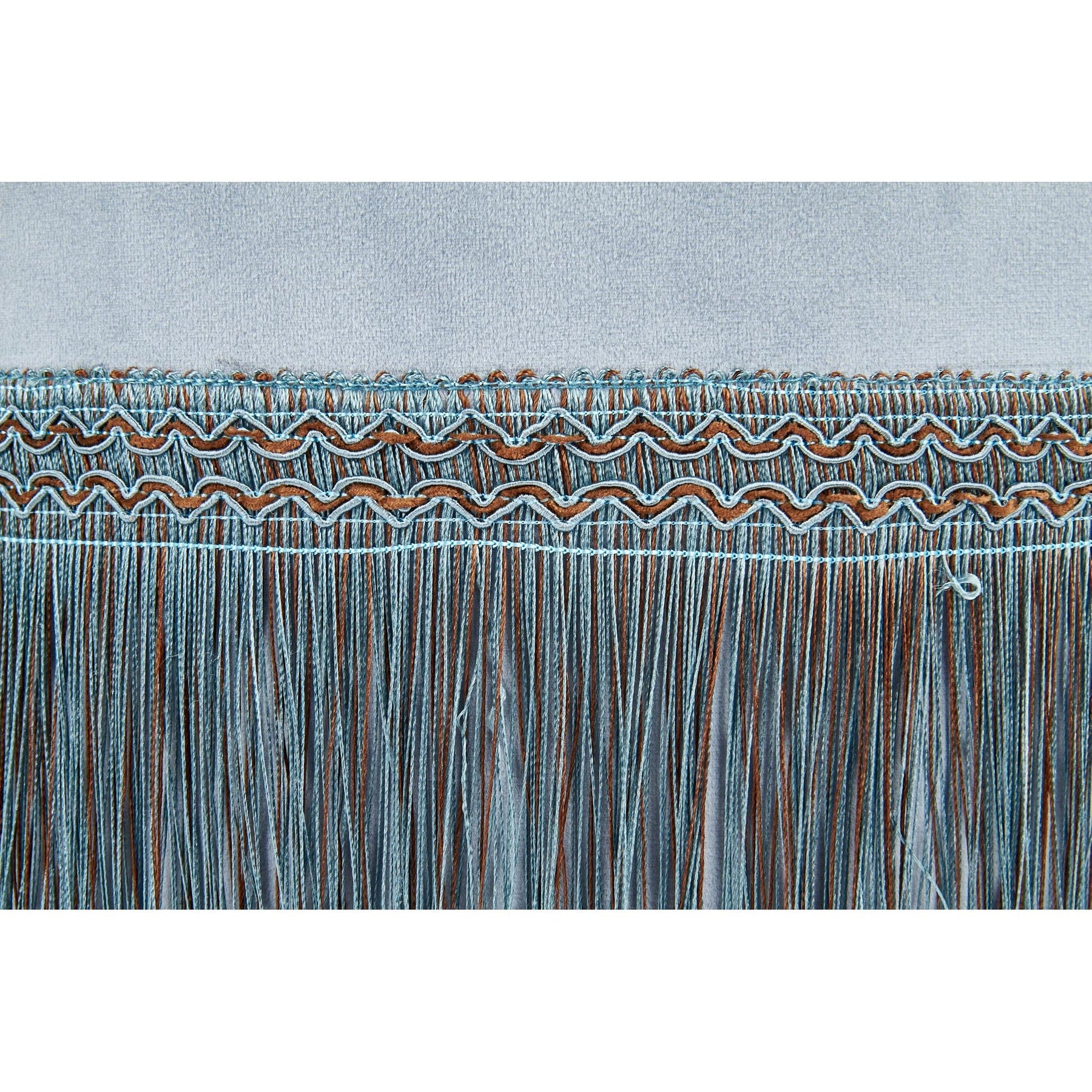 Taburet COSBY albastru/auriu, 39x39 cm