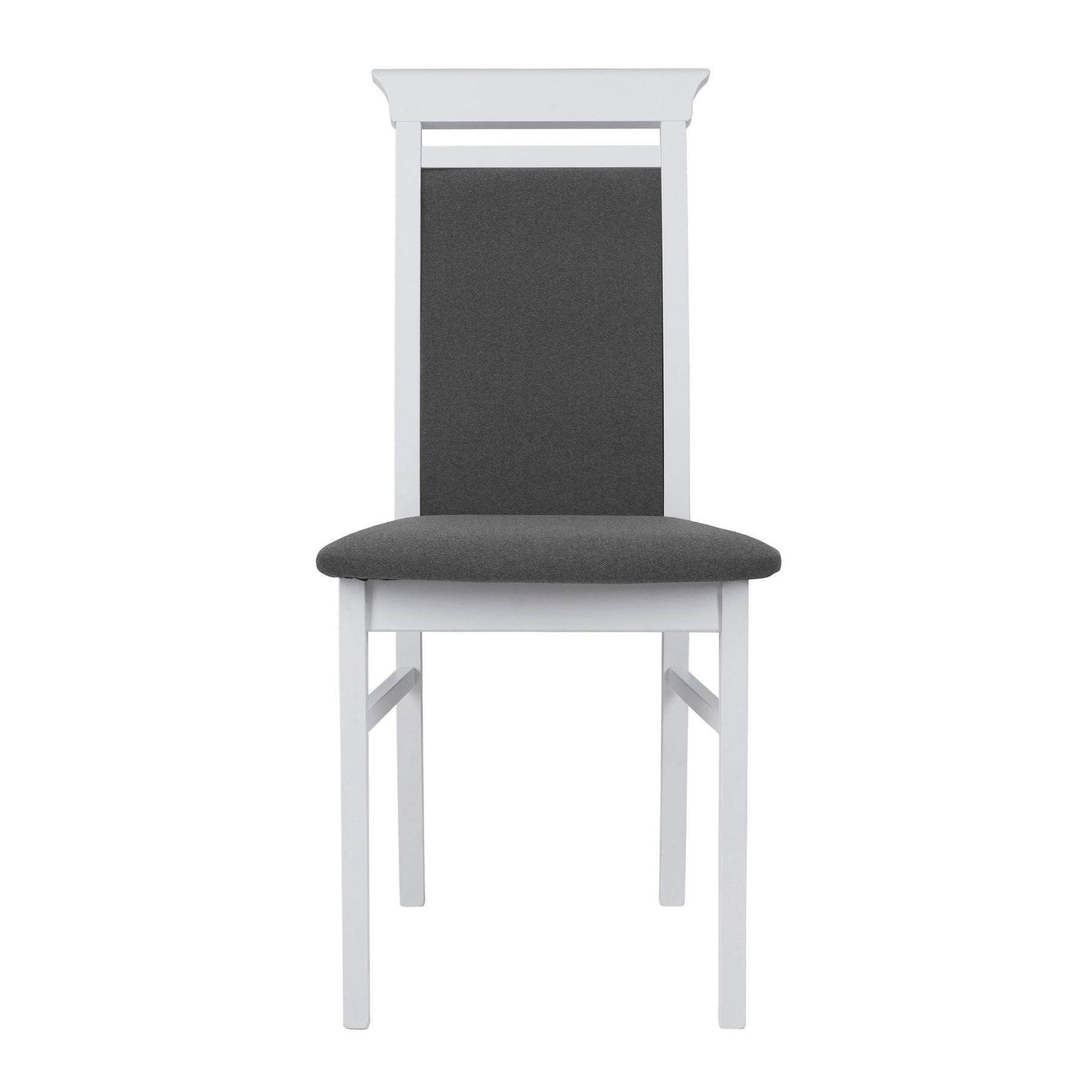 Scaun Idento, gri/alb, stofa/lemn, 44x57x95 cm