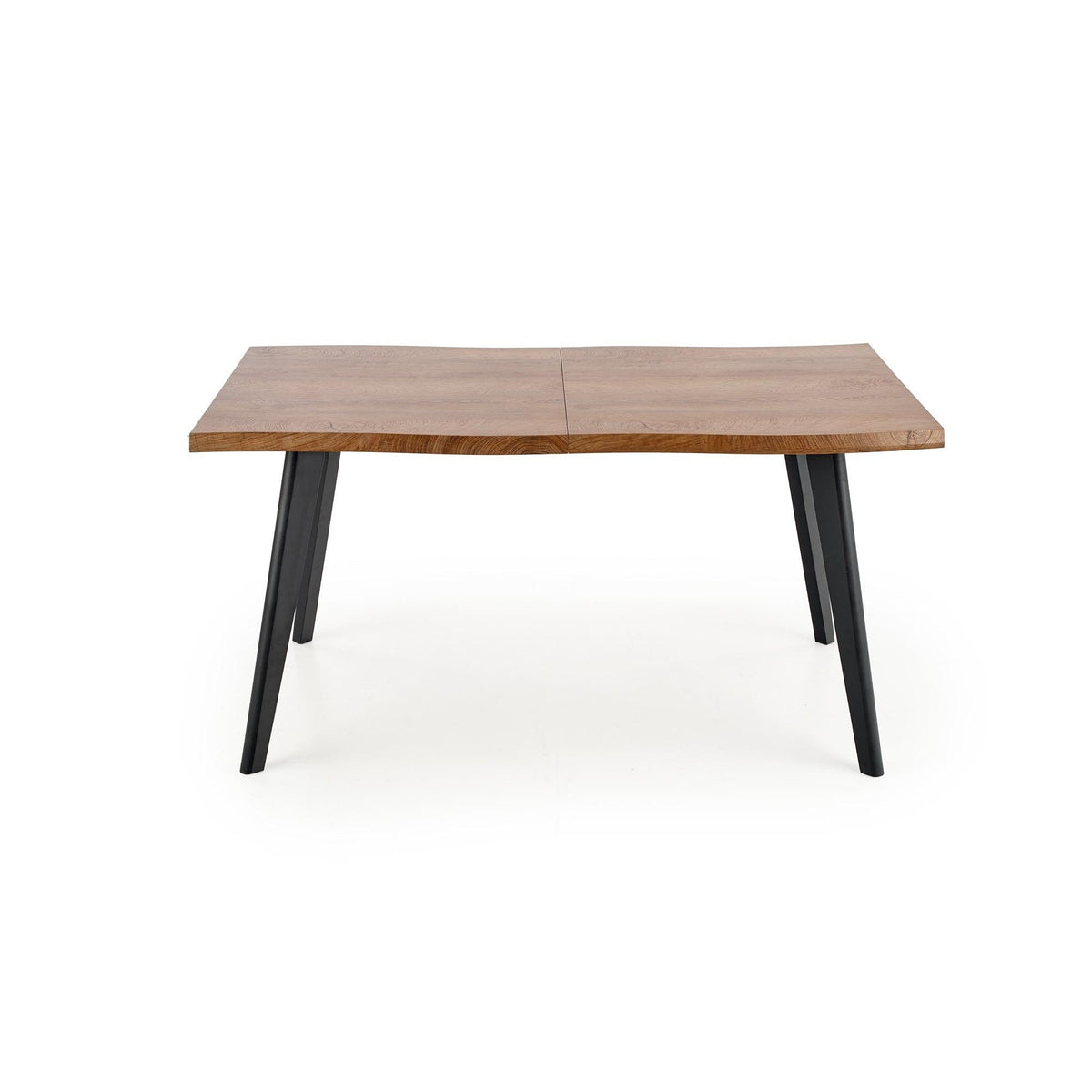 Masa extensibila DICKSON, culoare stejar natural/negru, 150/210x90x75 cm