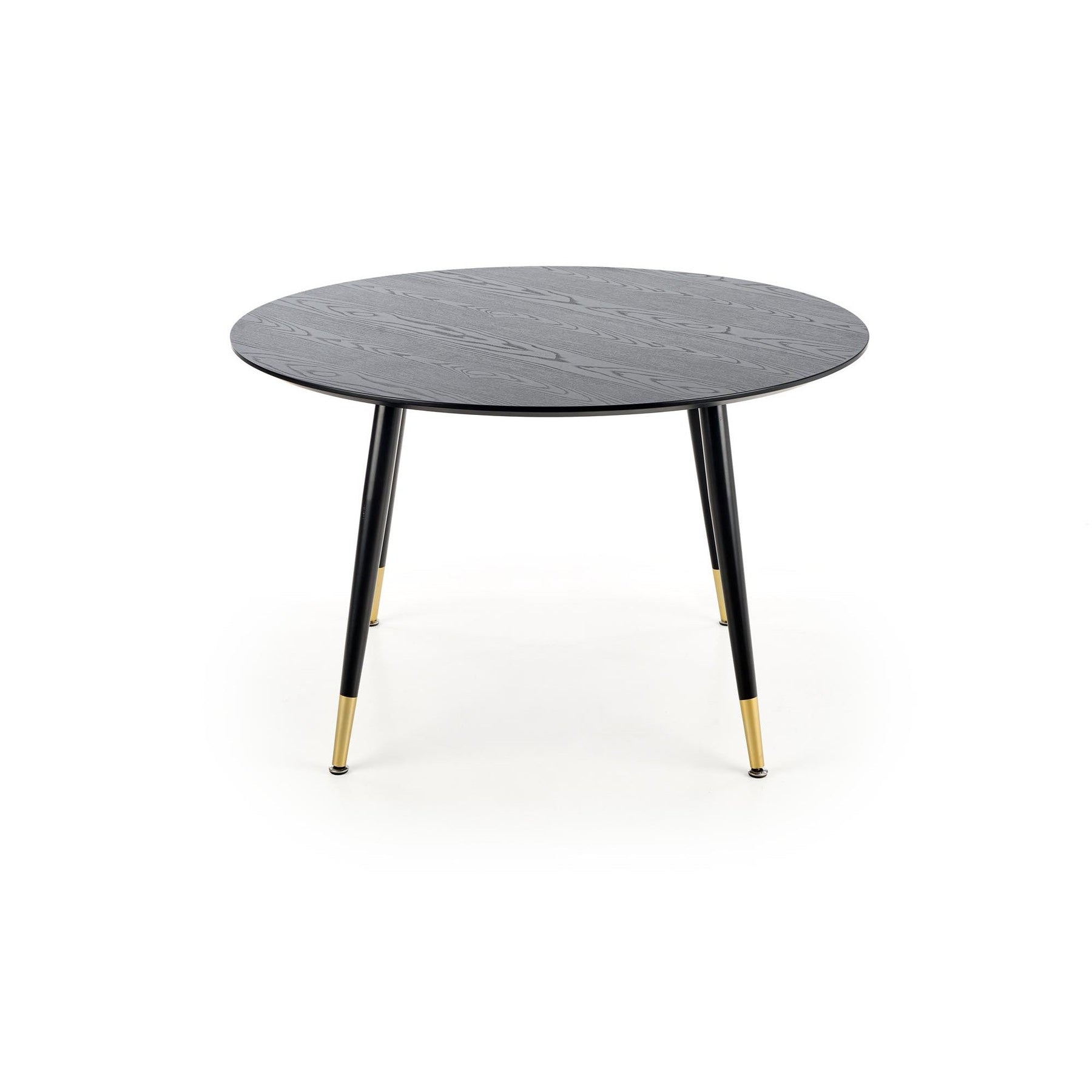 Masa EMBOS, negru/auriu, 120x75 cm