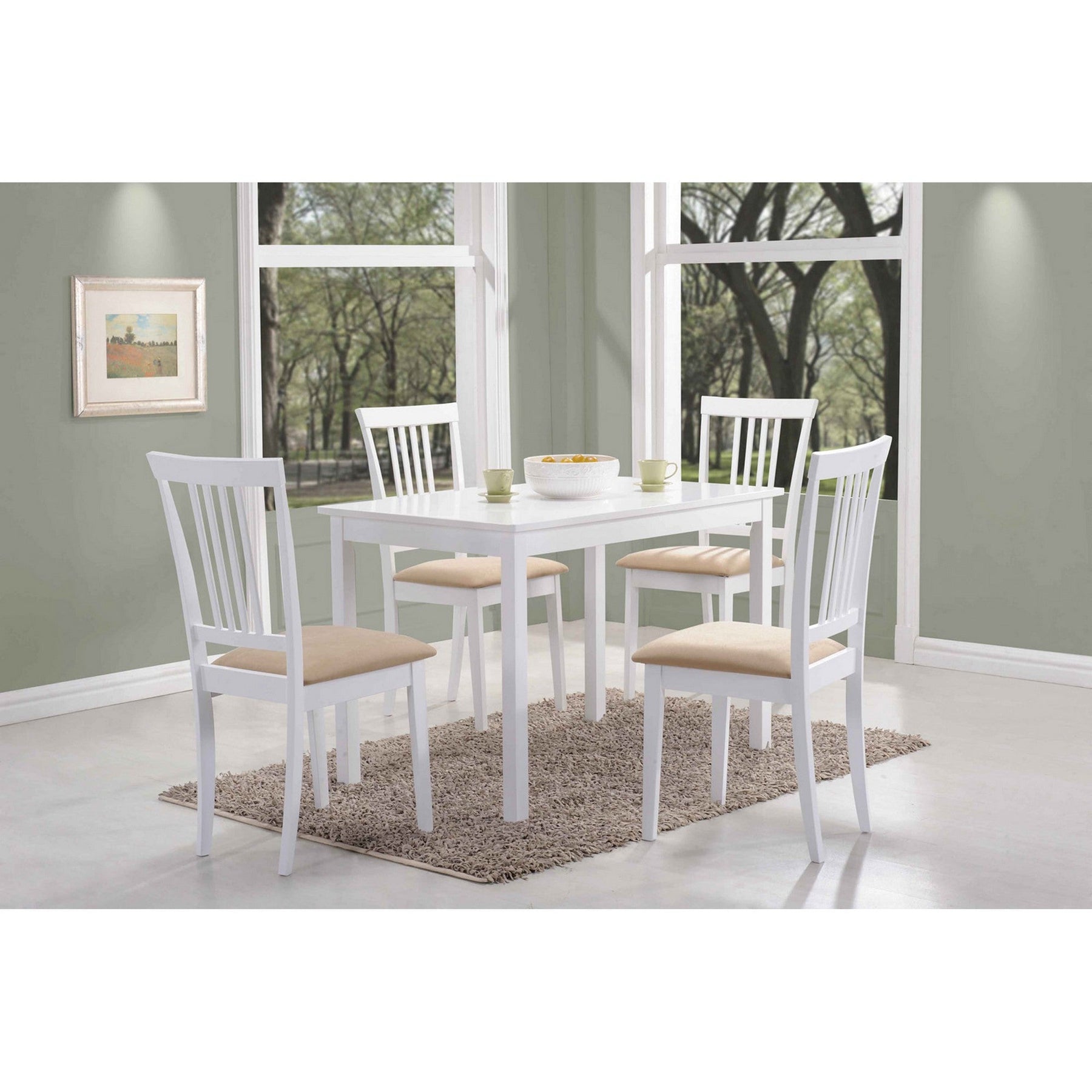 Mese din lemn pentru living Fiord 110x70