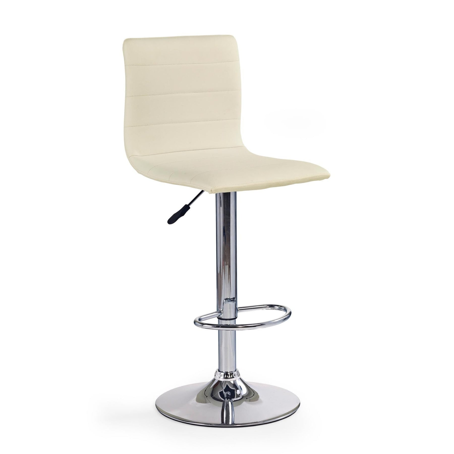 Scaun bar cu spatar inalt crem H21, 40X42X93/115 CM