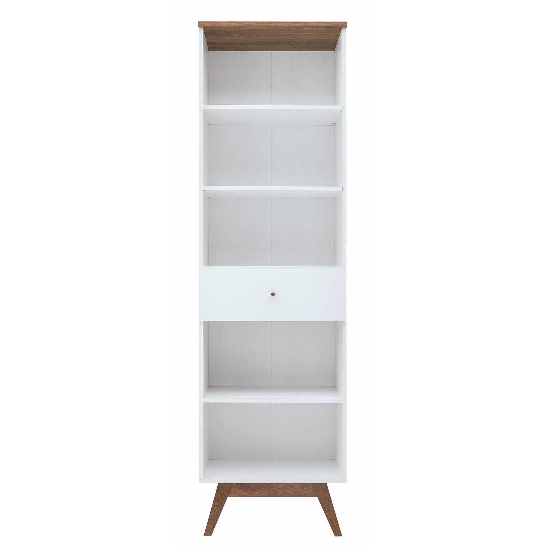 Biblioteca sufragerie alba Heda, 56X40,5X194,5 CM