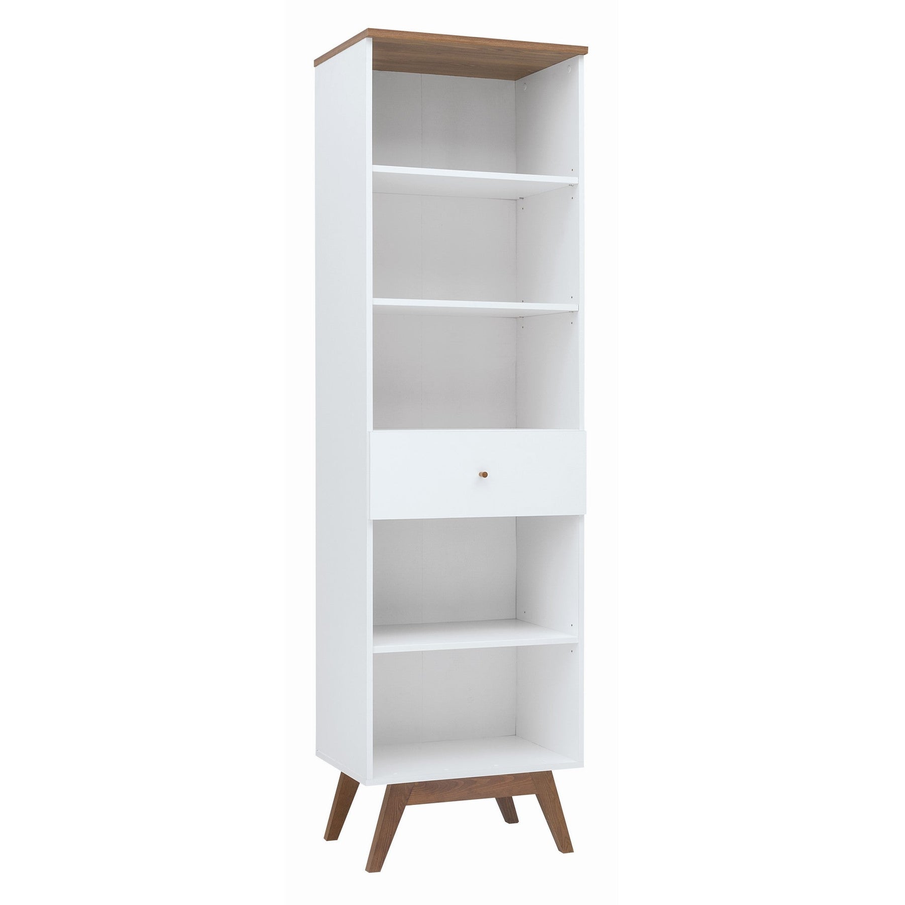 Biblioteca sufragerie alba Heda, 56X40,5X194,5 CM