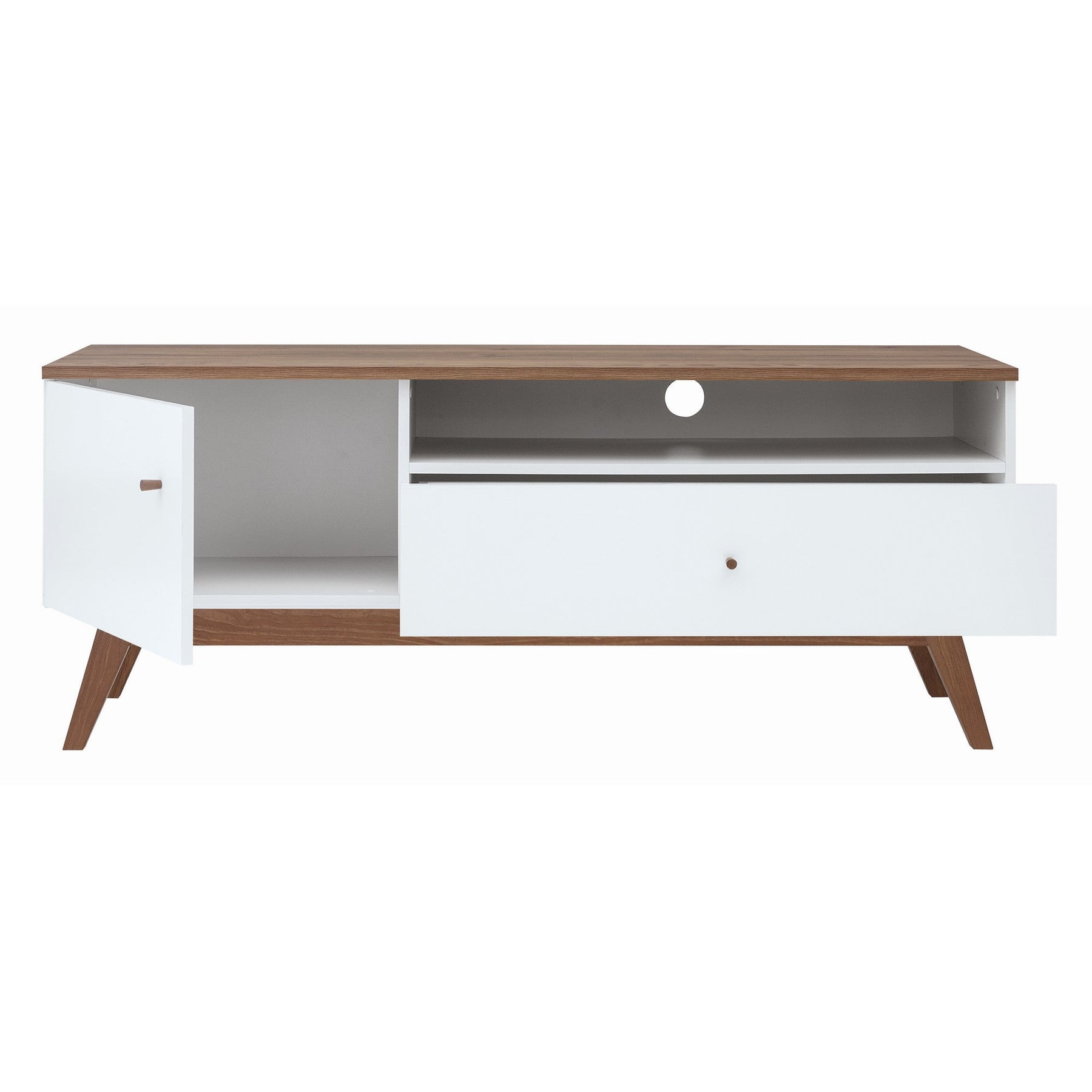 Comoda tv stil scandinav Heda, 135X40,5X55 cm