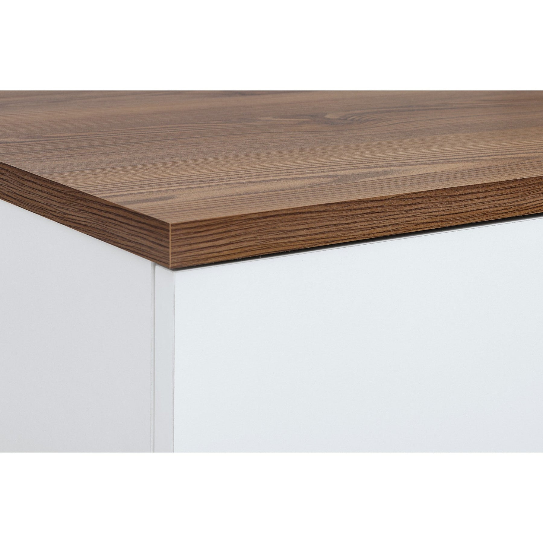 Vitrina living alba Heda REG1W2S, 56X40.5X194.5 CM