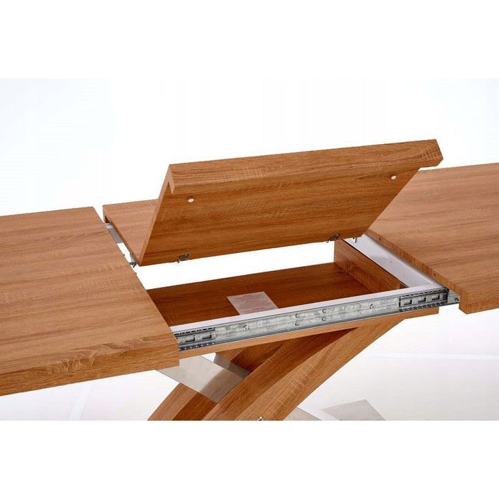 Masa extensibila stejar auriu Sandor, 160/220X90X77 CM.