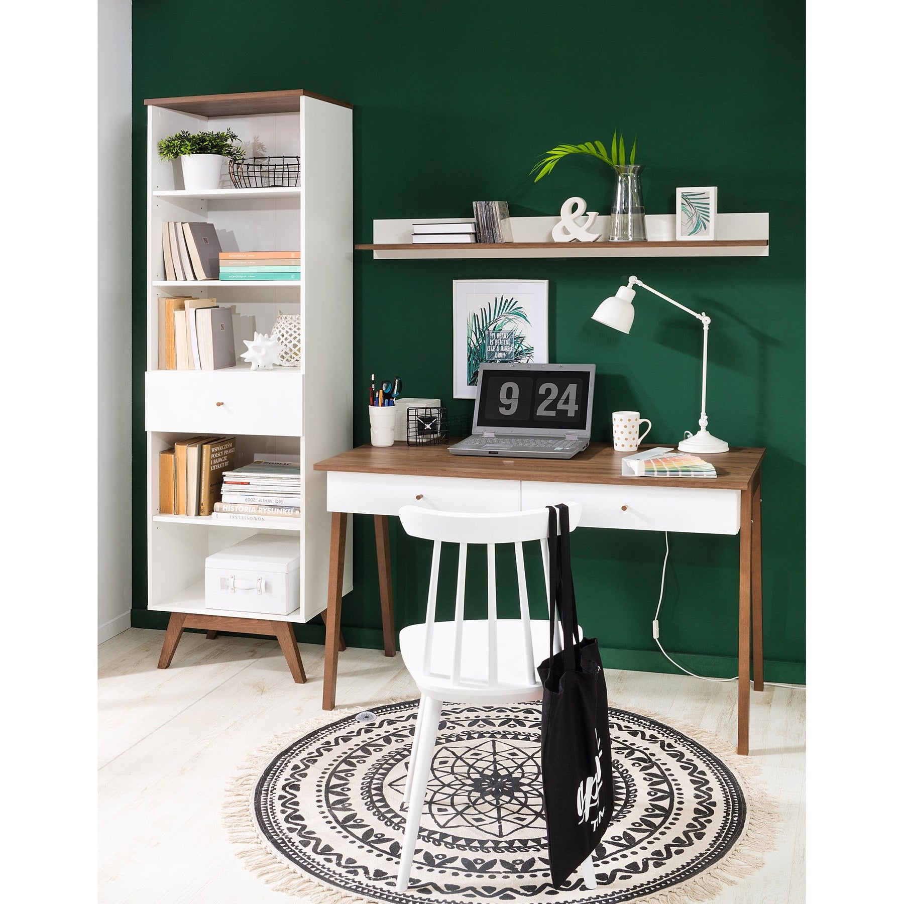 Birou calculator modern Heda, 120,5X60X77 CM