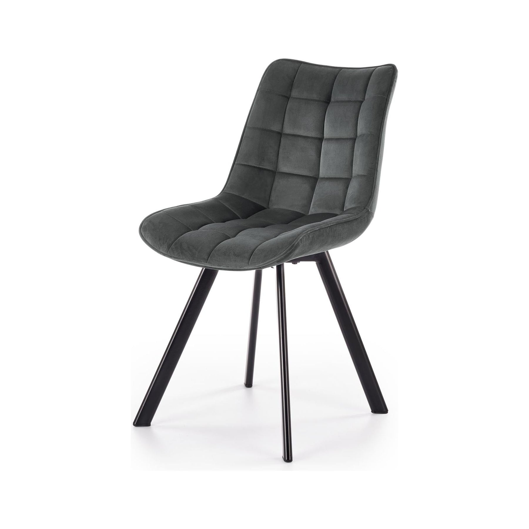 Scaun tapitat living K332, gri, 46X61X84 CM