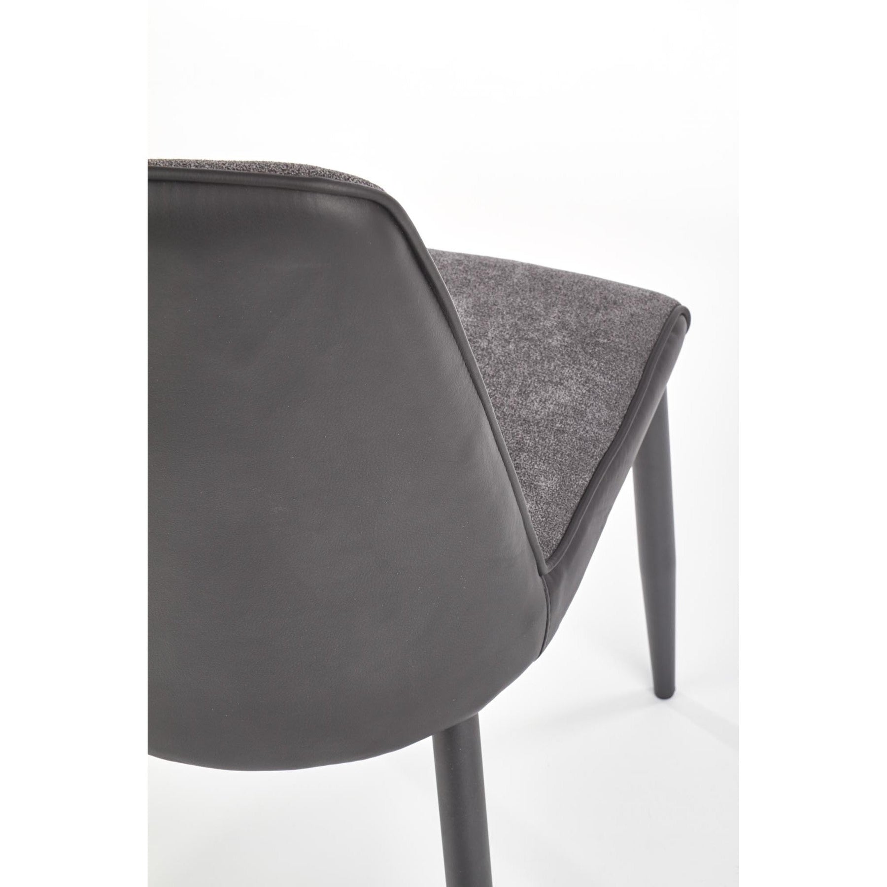 Scaun tapitat K368, gri inchis, 45x58x92 cm