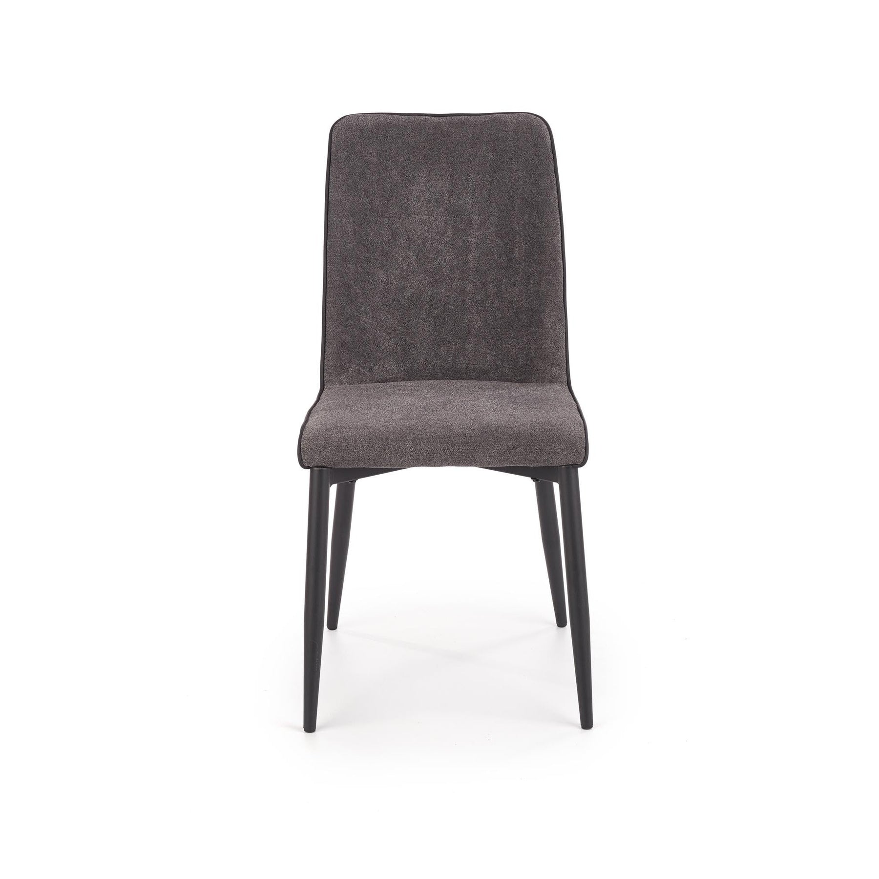 Scaun tapitat K368, gri inchis, 45x58x92 cm