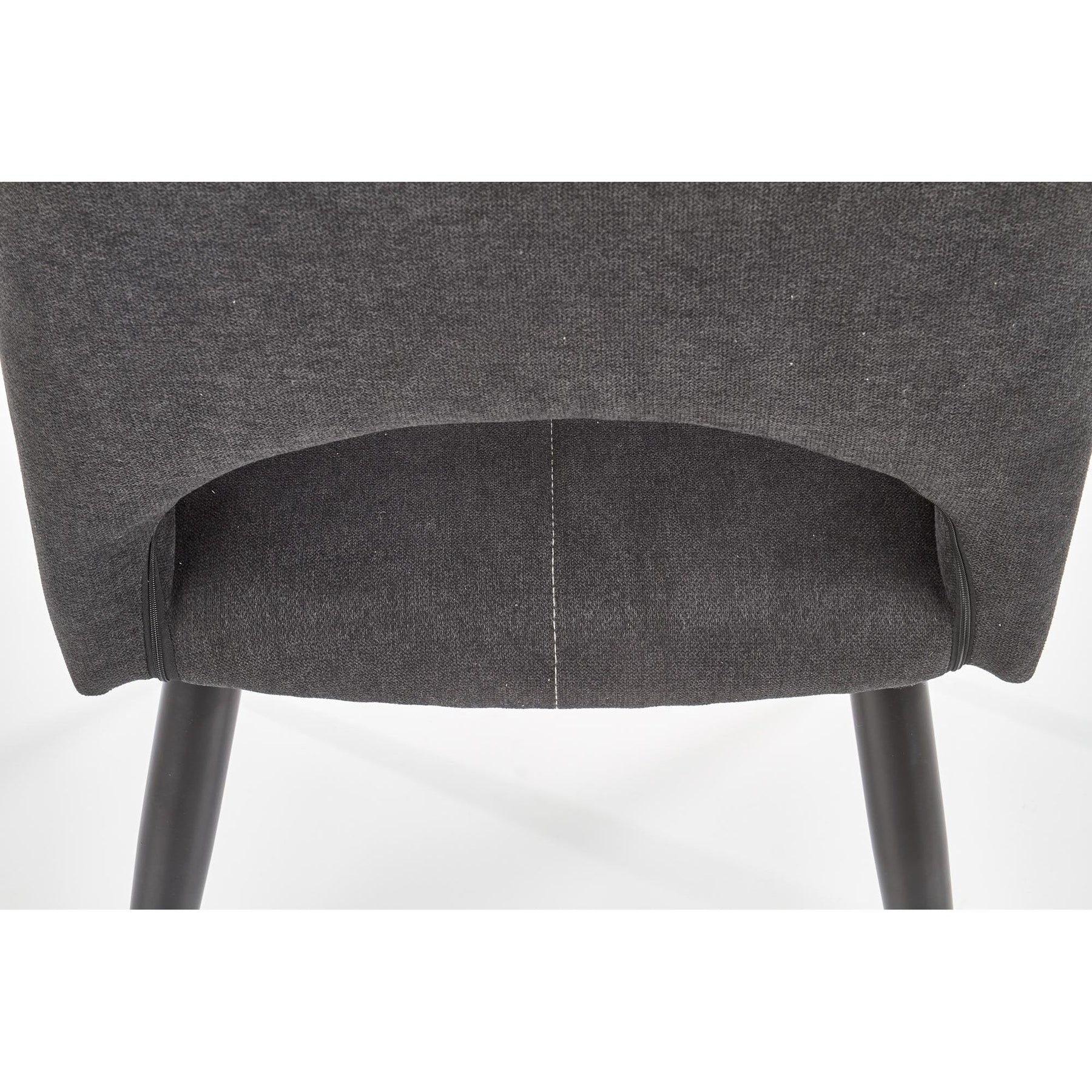 Scaun tapitat K369, gri inchis, 48x58x92 cm