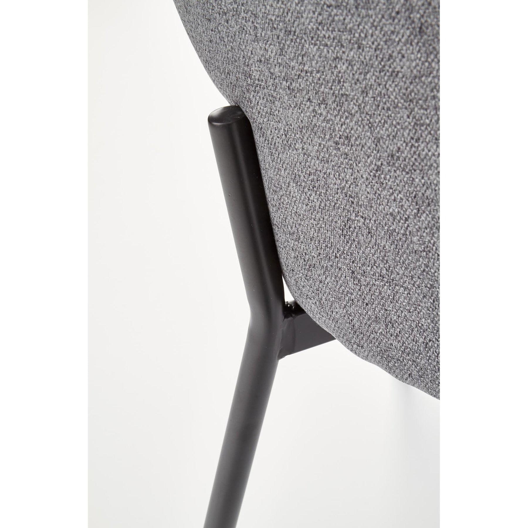 Scaun tapitat K373, gri, 51x57x77 cm
