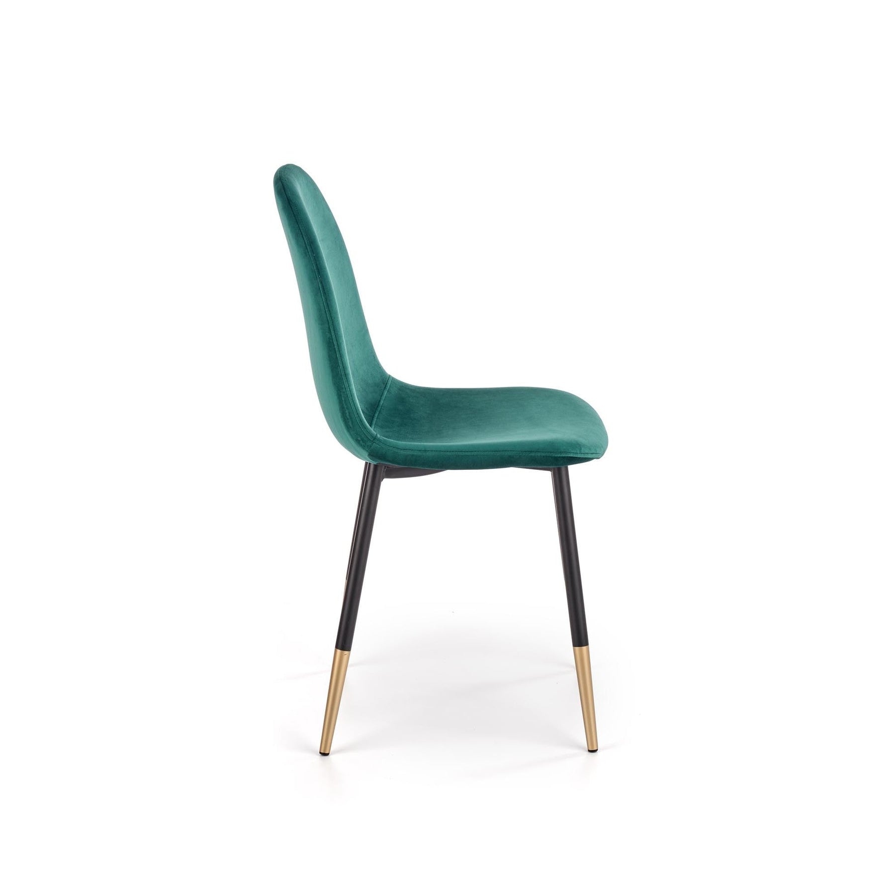Scaun tapitat K379, verde, 45x48x88 cm