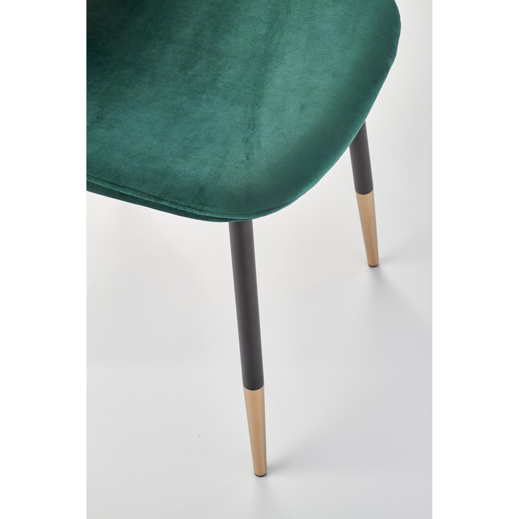 Scaun tapitat K379, verde, 45x48x88 cm