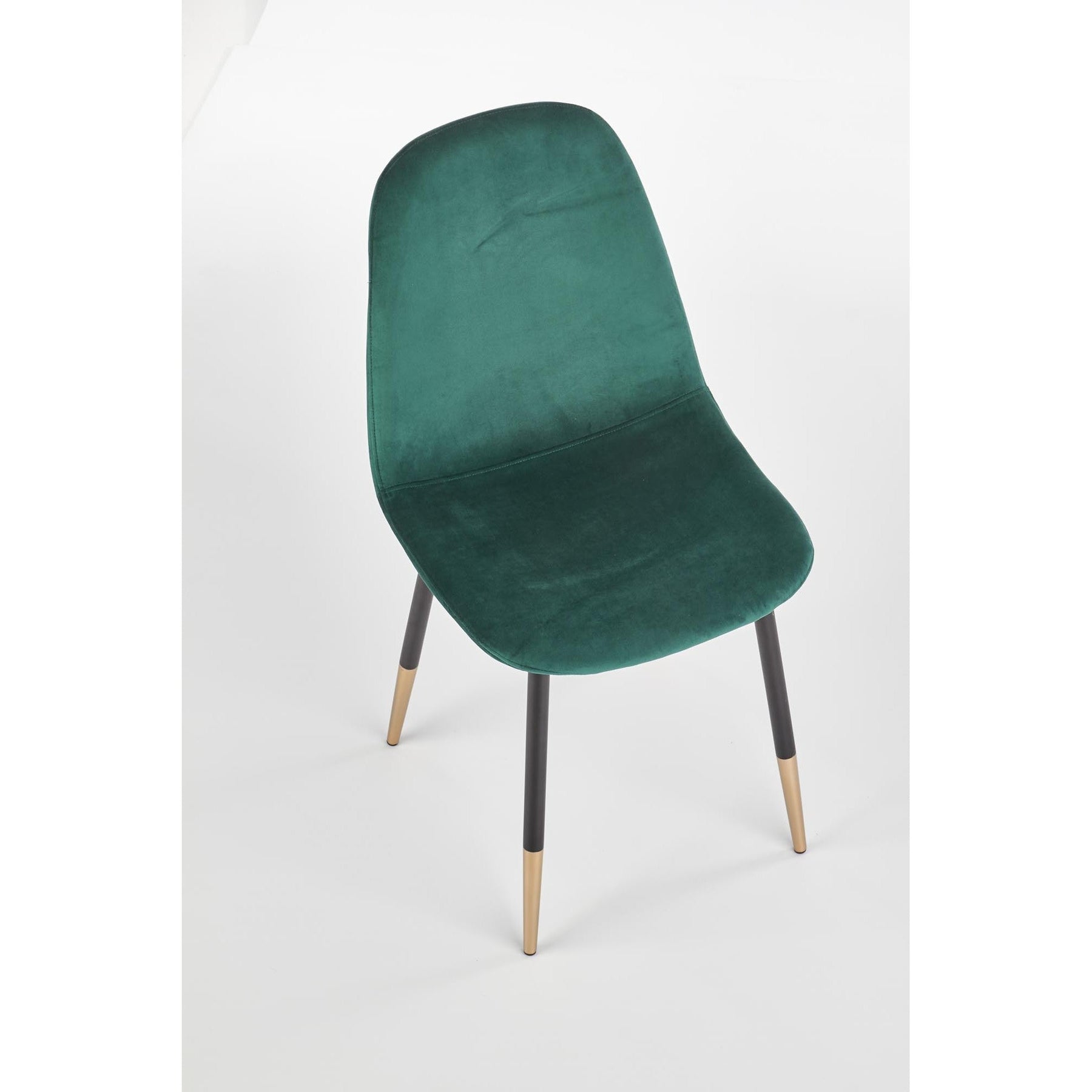 Scaun tapitat K379, verde, 45x48x88 cm