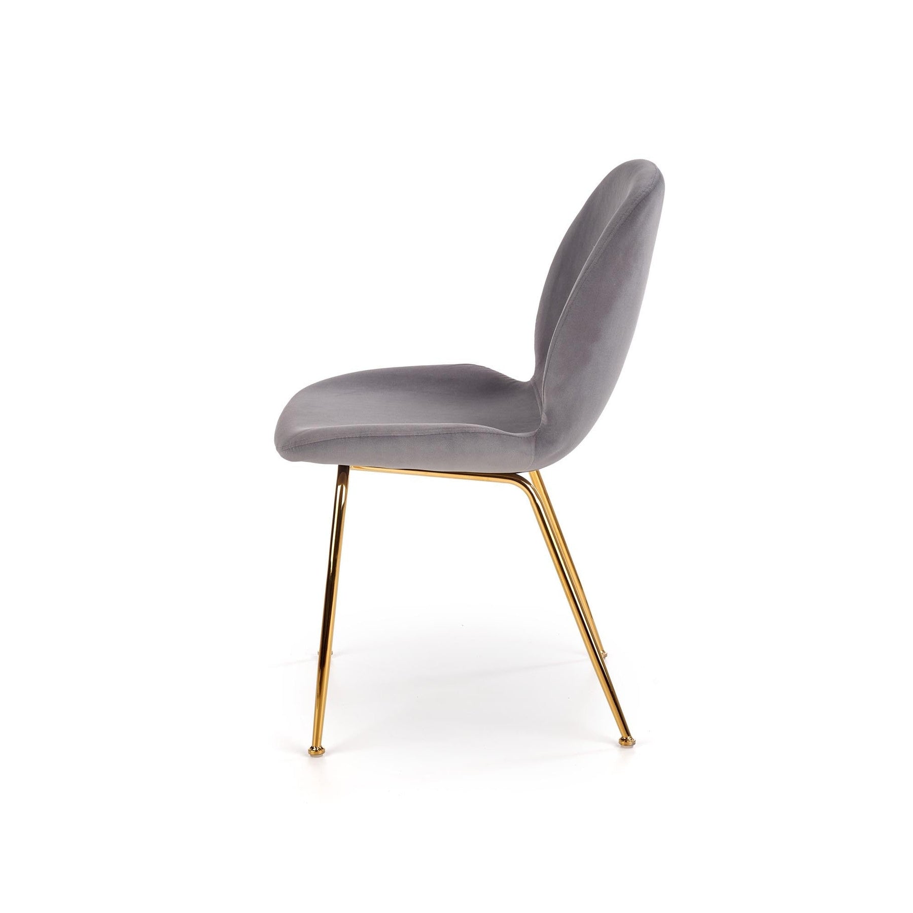 Scaun tapitat K381, gri, 48x58x88 cm