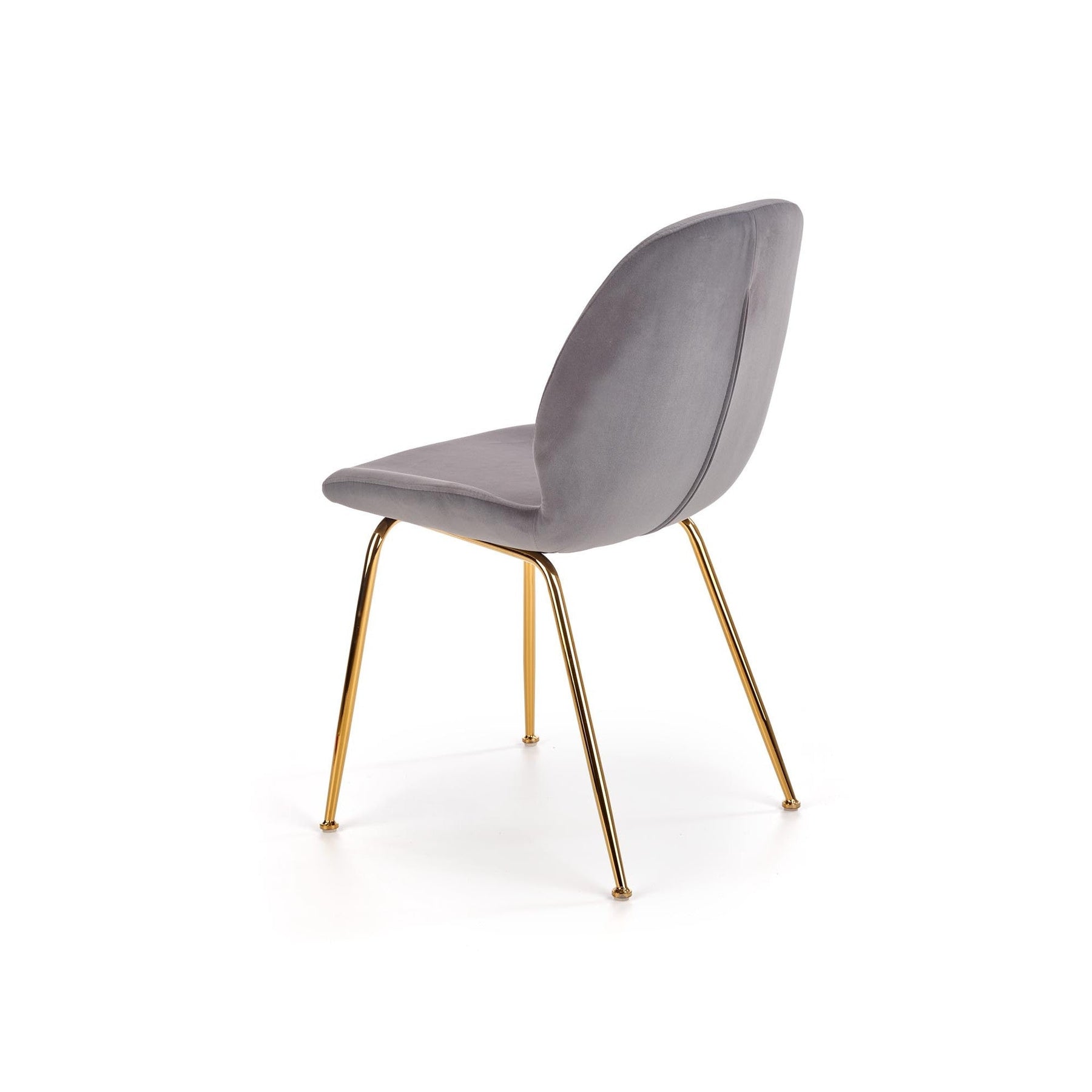 Scaun tapitat K381, gri, 48x58x88 cm