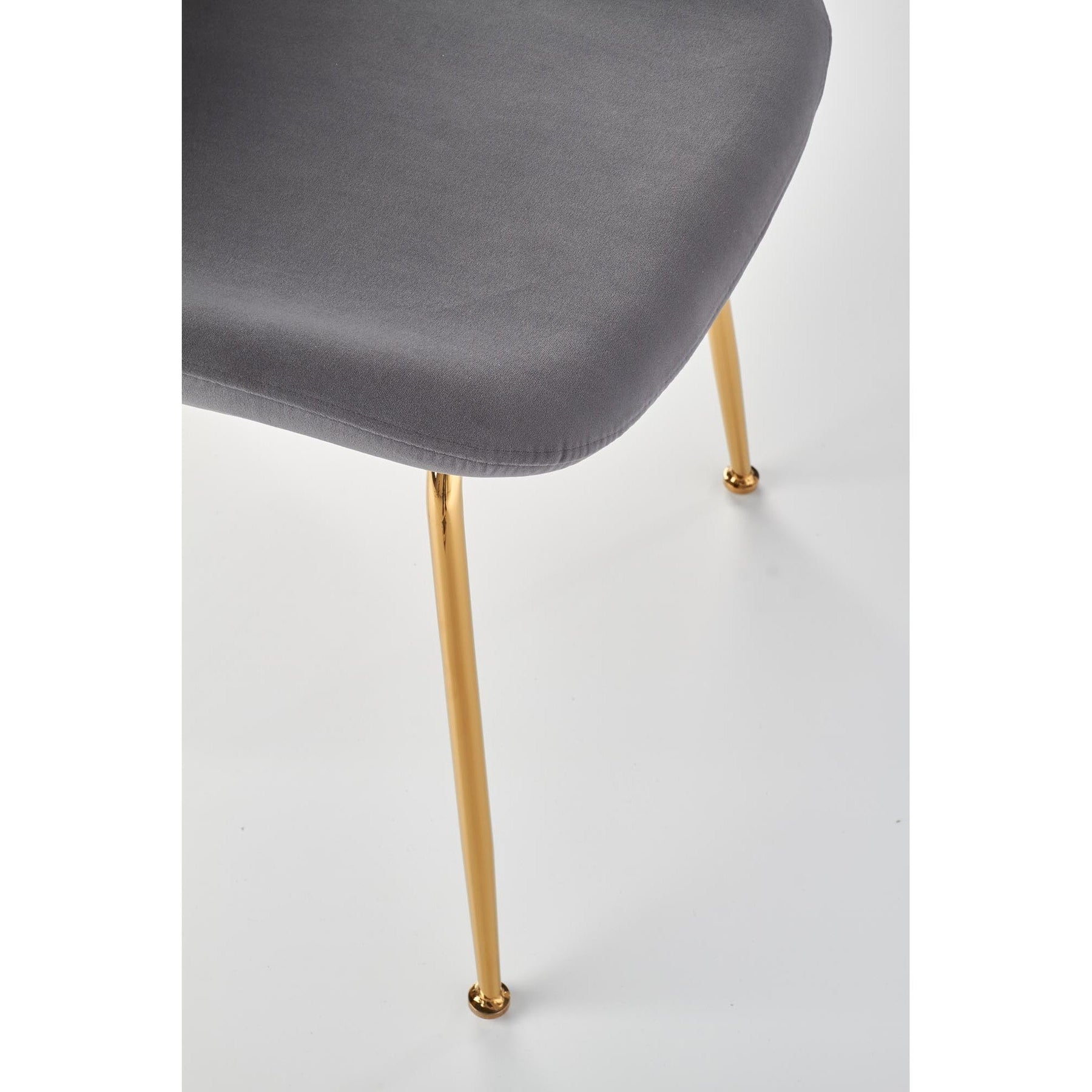 Scaun tapitat K381, gri, 48x58x88 cm