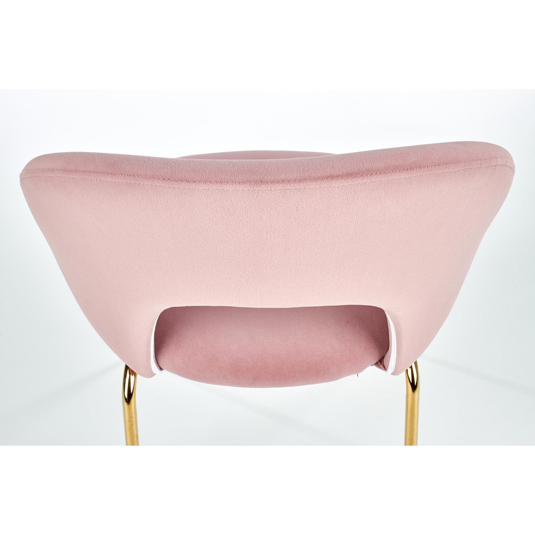 Scaun tapitat K385, roz, 54x59x88 cm