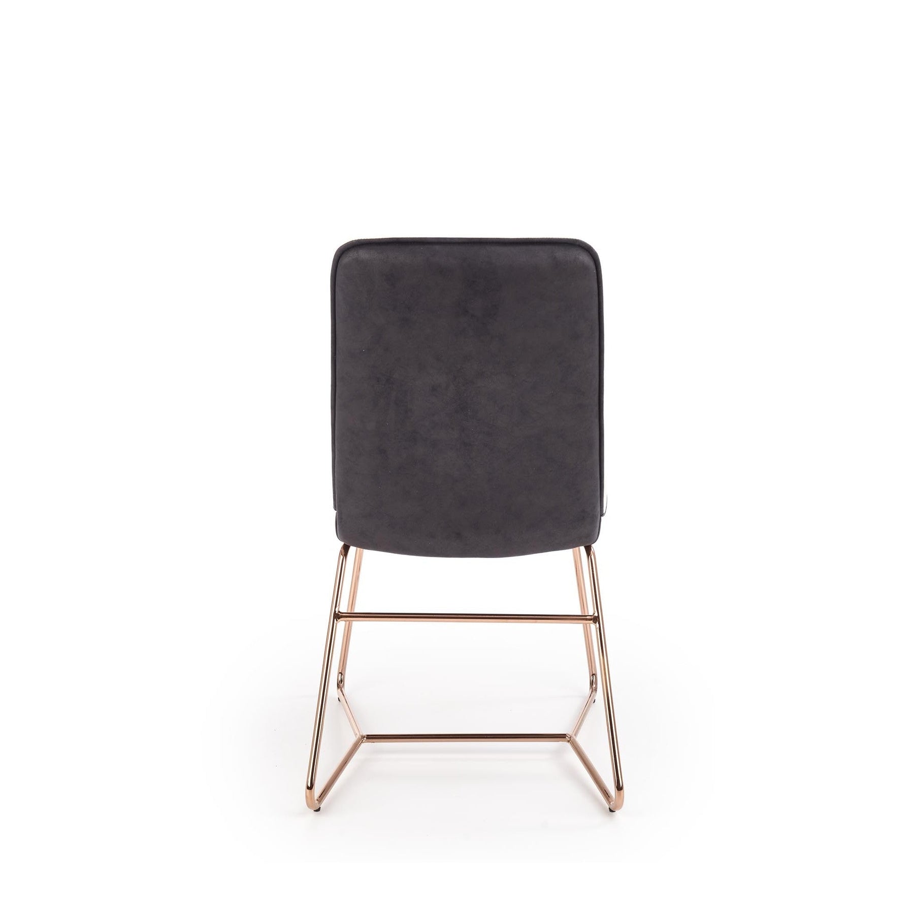 Scaun tapitat K390, crem/gri inchis/auriu, 46x60x90 cm