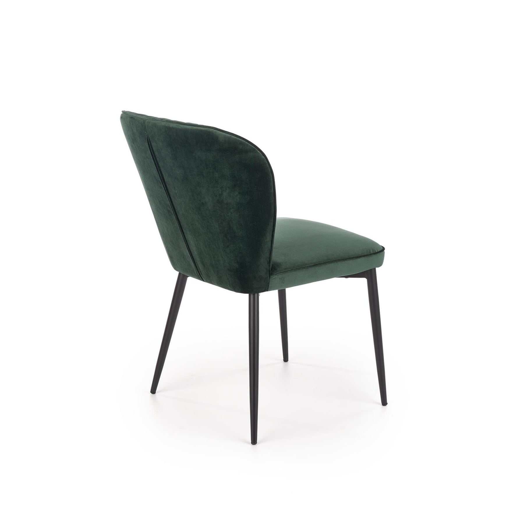 Scaun tapitat K399, verde, 50x60x84 cm