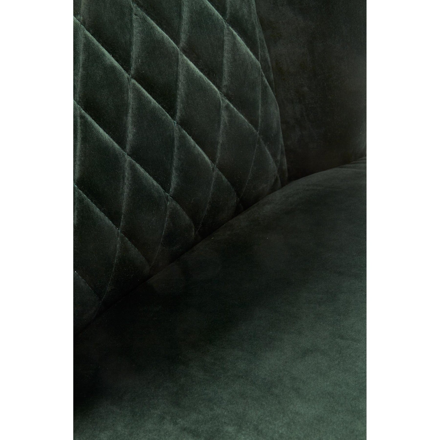 Scaun tapitat K399, verde, 50x60x84 cm