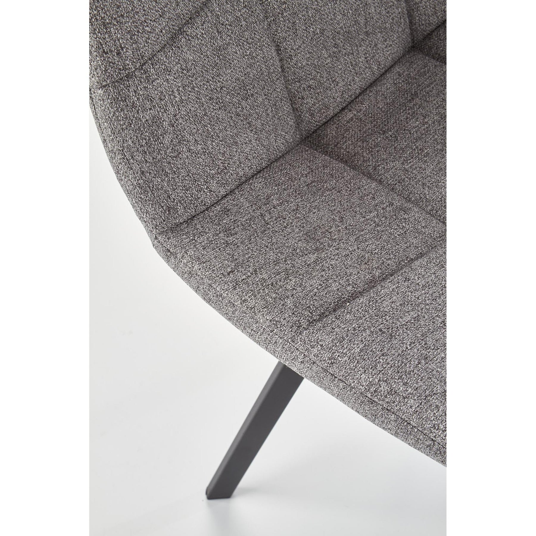 Scaun tapitat K402, gri, 45x55x86 cm