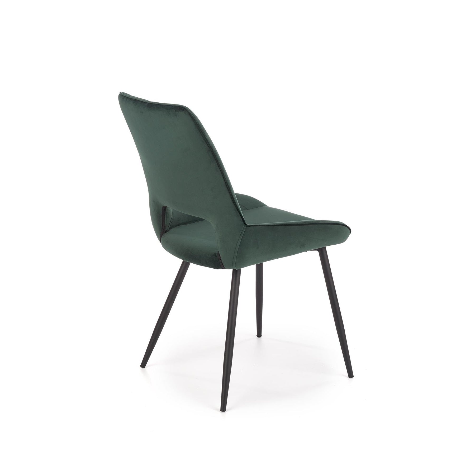 Scaun tapitat K404, verde, 52x58x88 cm