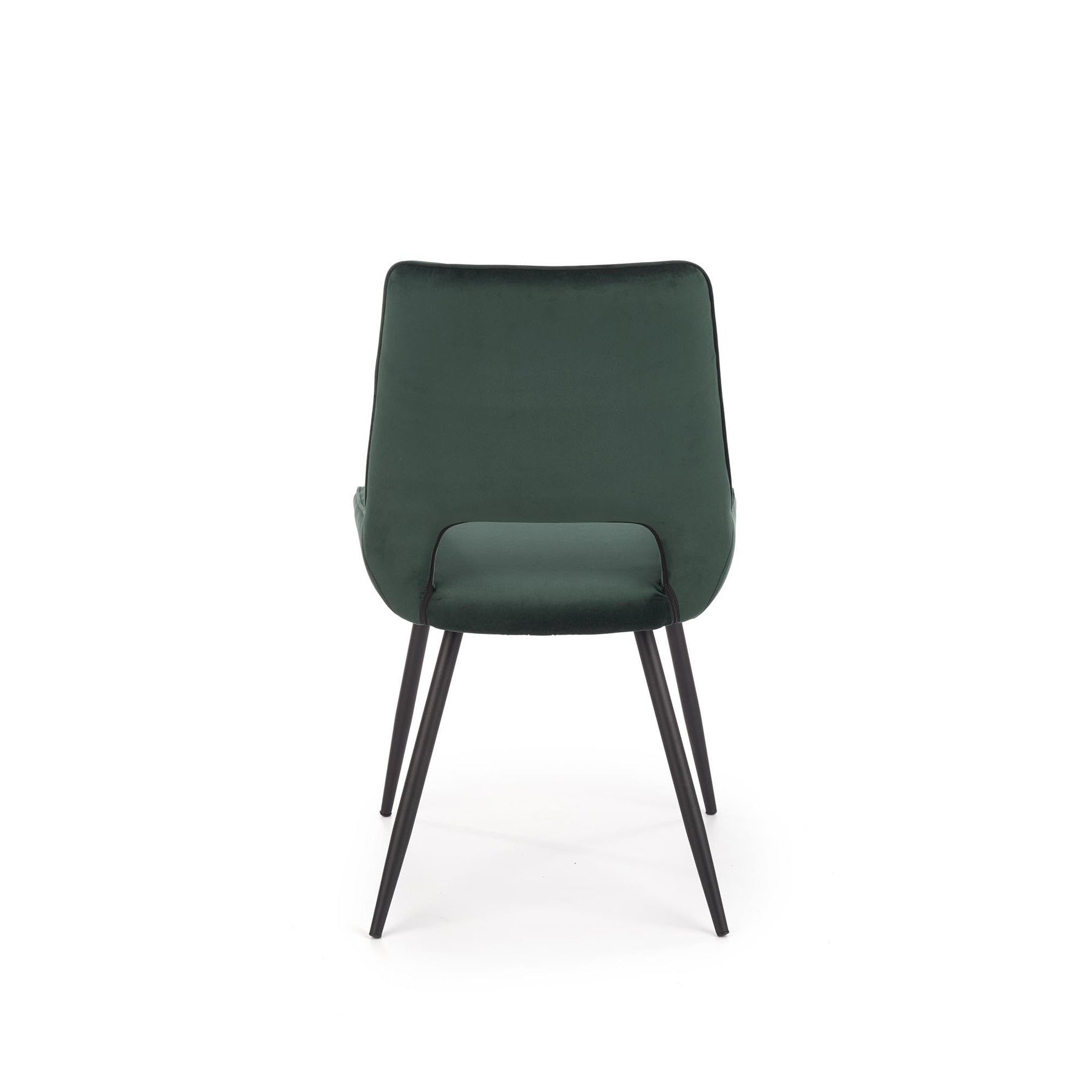 Scaun tapitat K404, verde, 52x58x88 cm