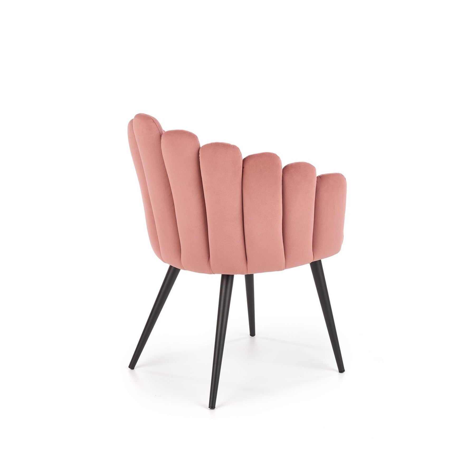 Scaun tapitat K410, roz, 65x62x85 cm