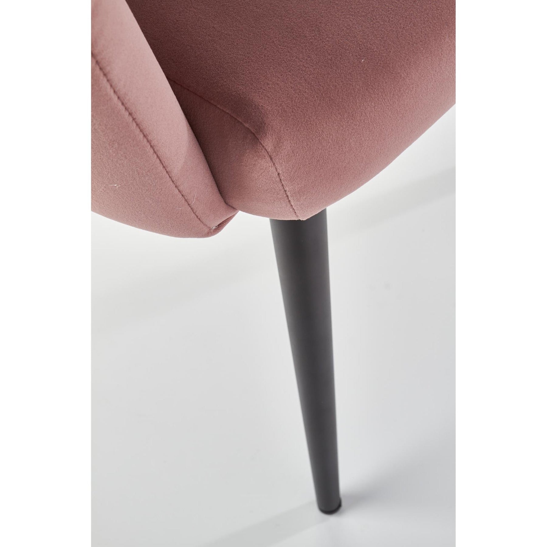 Scaun tapitat K410, roz, 65x62x85 cm