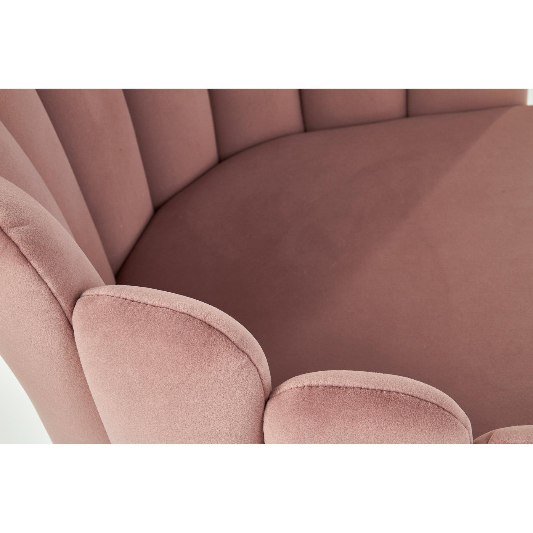 Scaun tapitat K410, roz, 65x62x85 cm