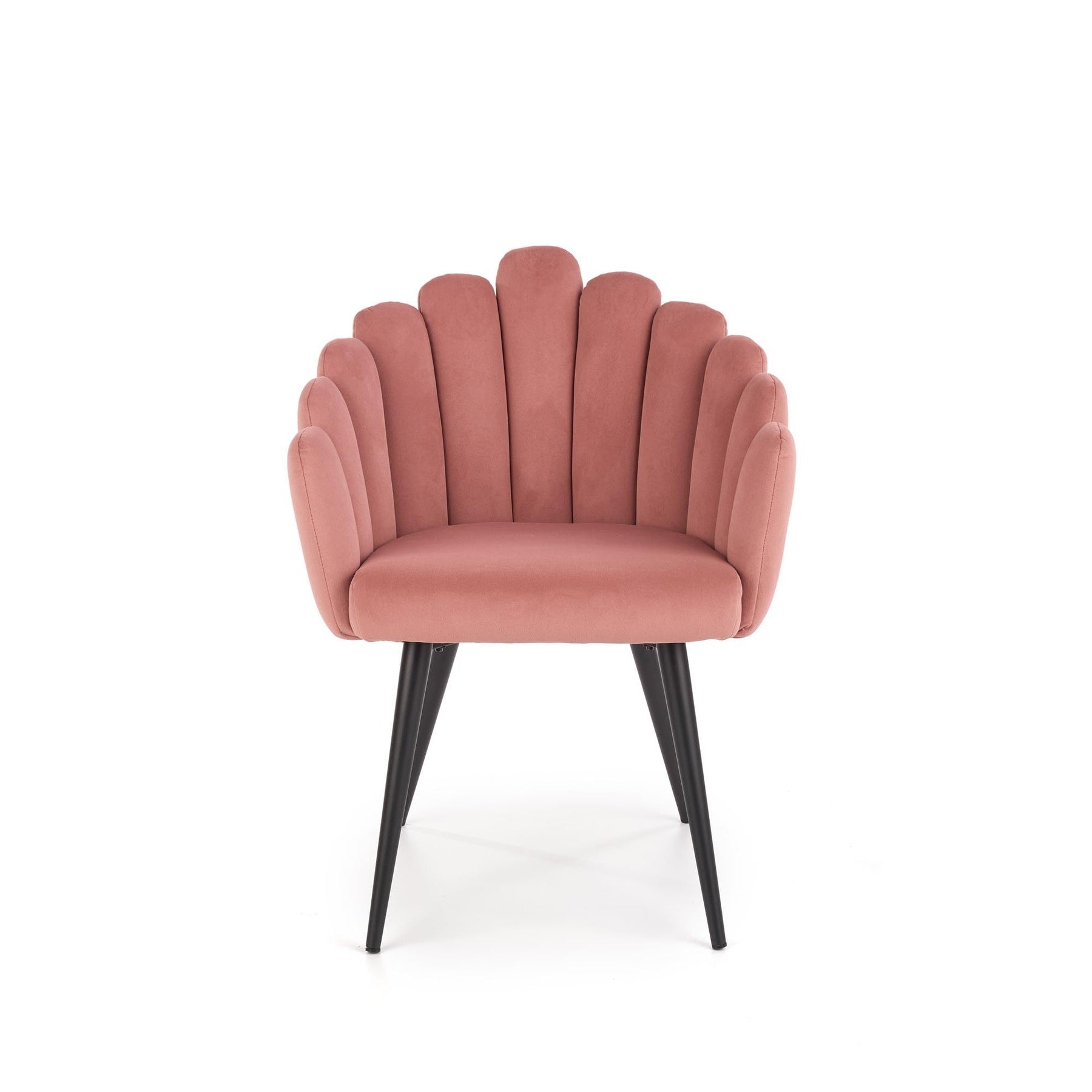 Scaun tapitat K410, roz, 65x62x85 cm
