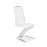 Scaun tapitat cu piele ecologica K188, 45X63X101 CM