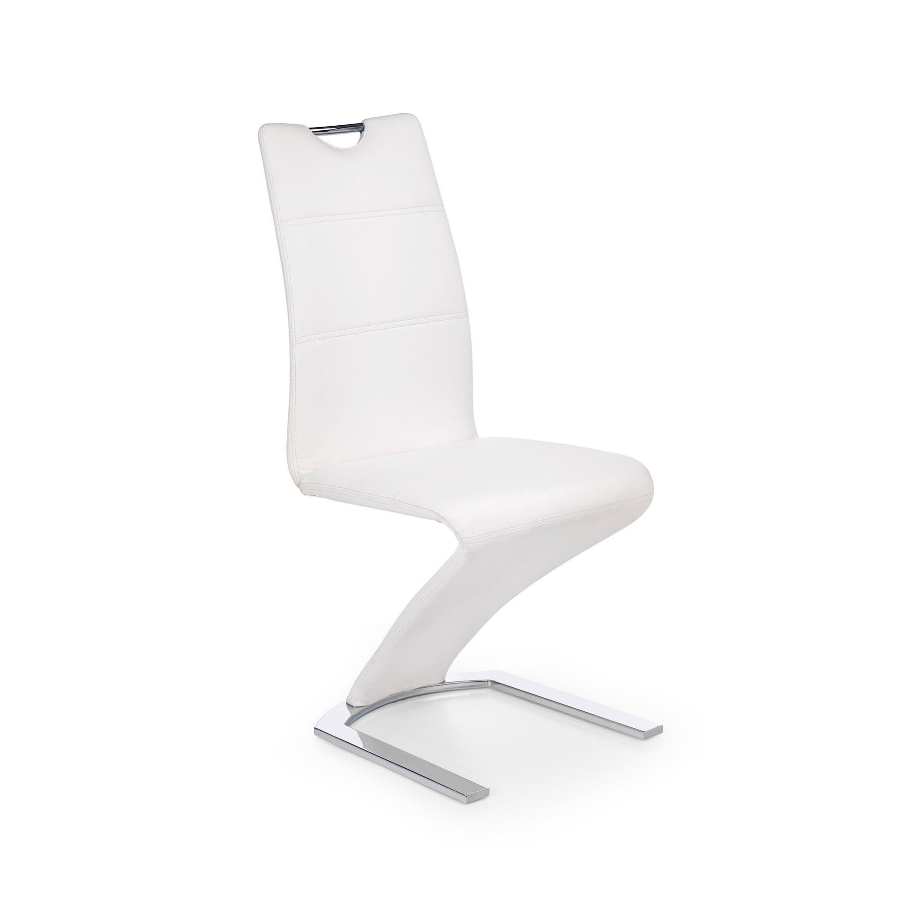 Scaun tapitat cu piele ecologica K188, 45X63X101 CM