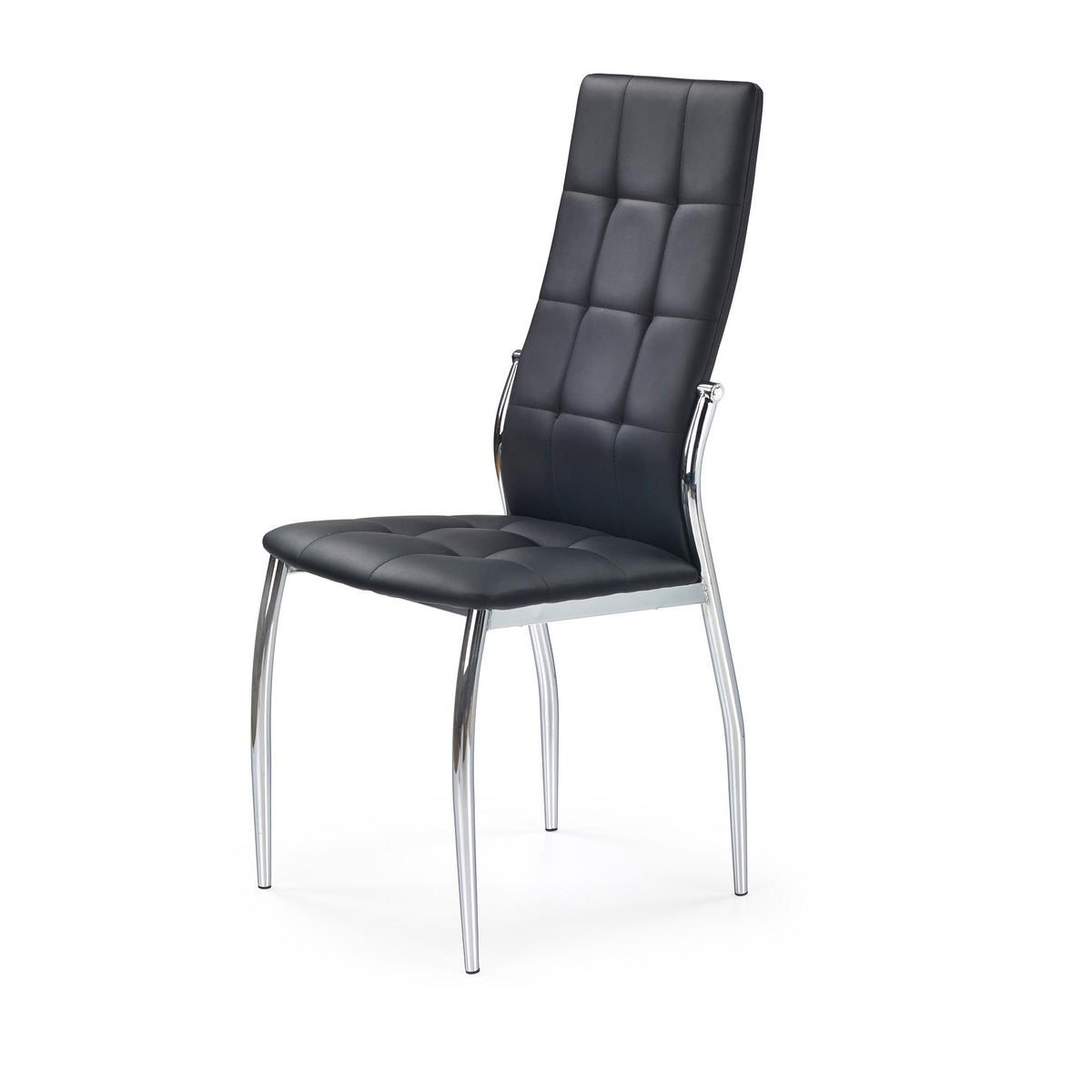 Scaun picioare cromate K209, negru, 42X42X100 CM