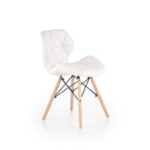 Scaune ptr living alb K281, 48X51X74 CM