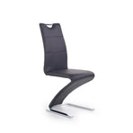 Scaun de culoare neagra K291, 45X63X101 CM