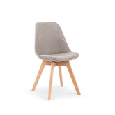 Scaun tapitat din lemn gri K303, 48X54X83 CM