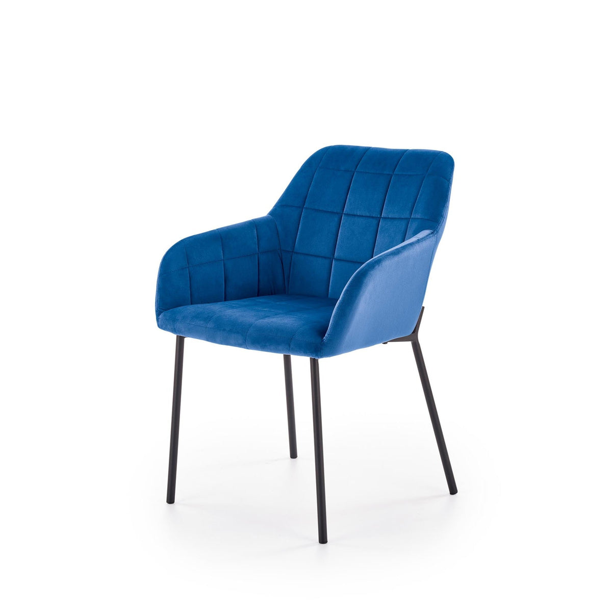 Scaun living albastru marin K305, 58X57X80 CM - ACAJU