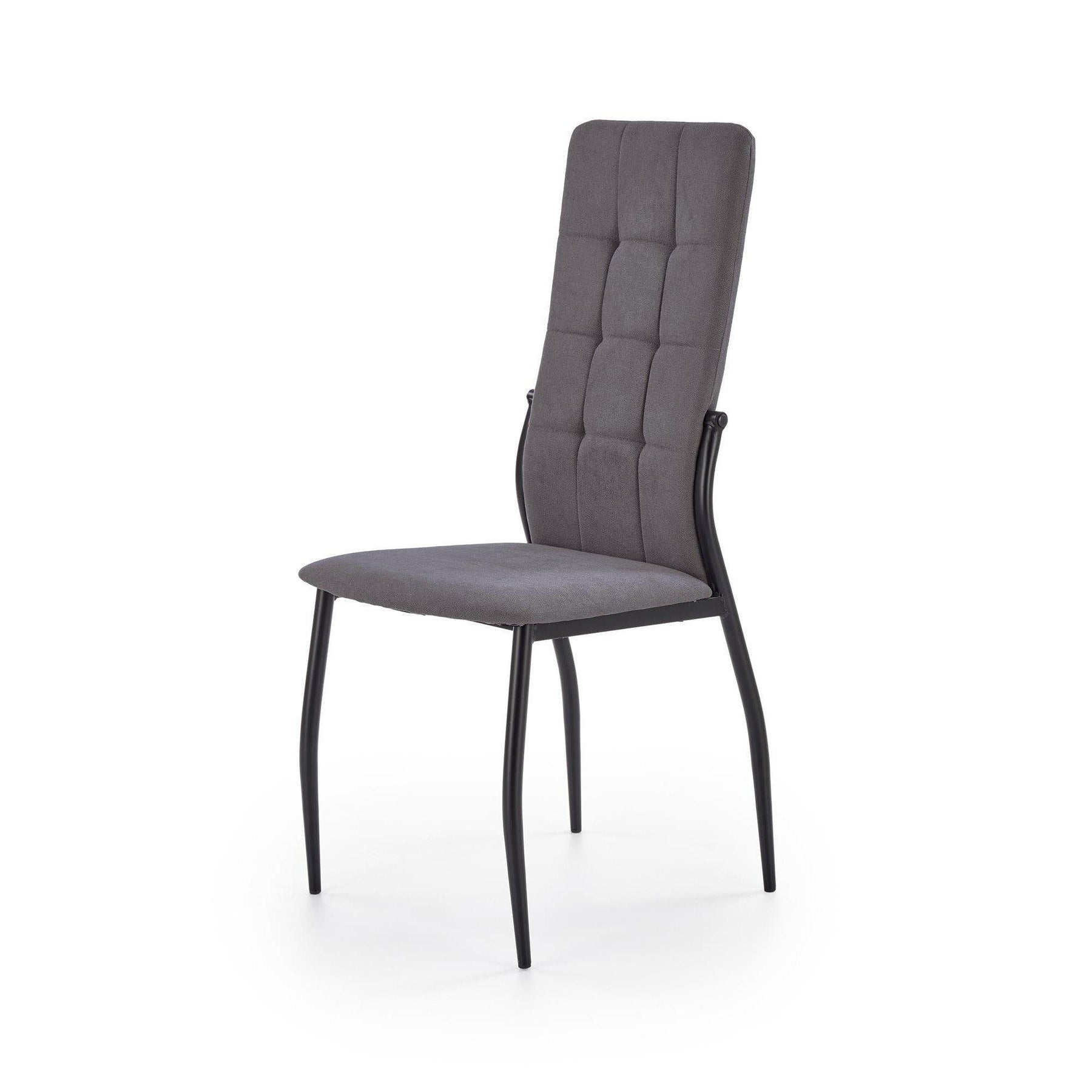 Scaun gri tapitat K334, 45X54X103 CM - ACAJU