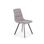 Scaun tapitat K402, gri, 45x55x86 cm