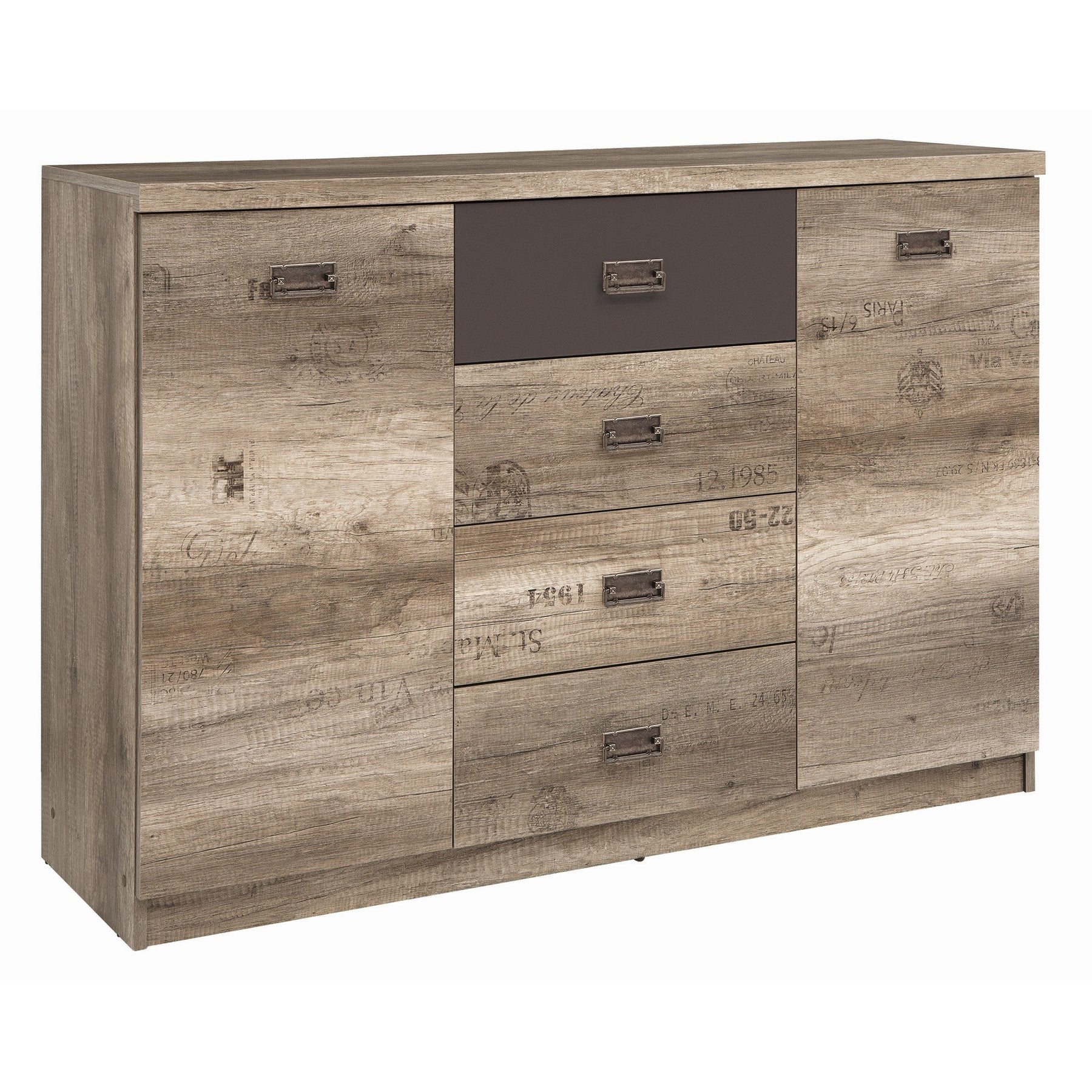 Comoda 130 cm Malcolm, 130x40x88 cm