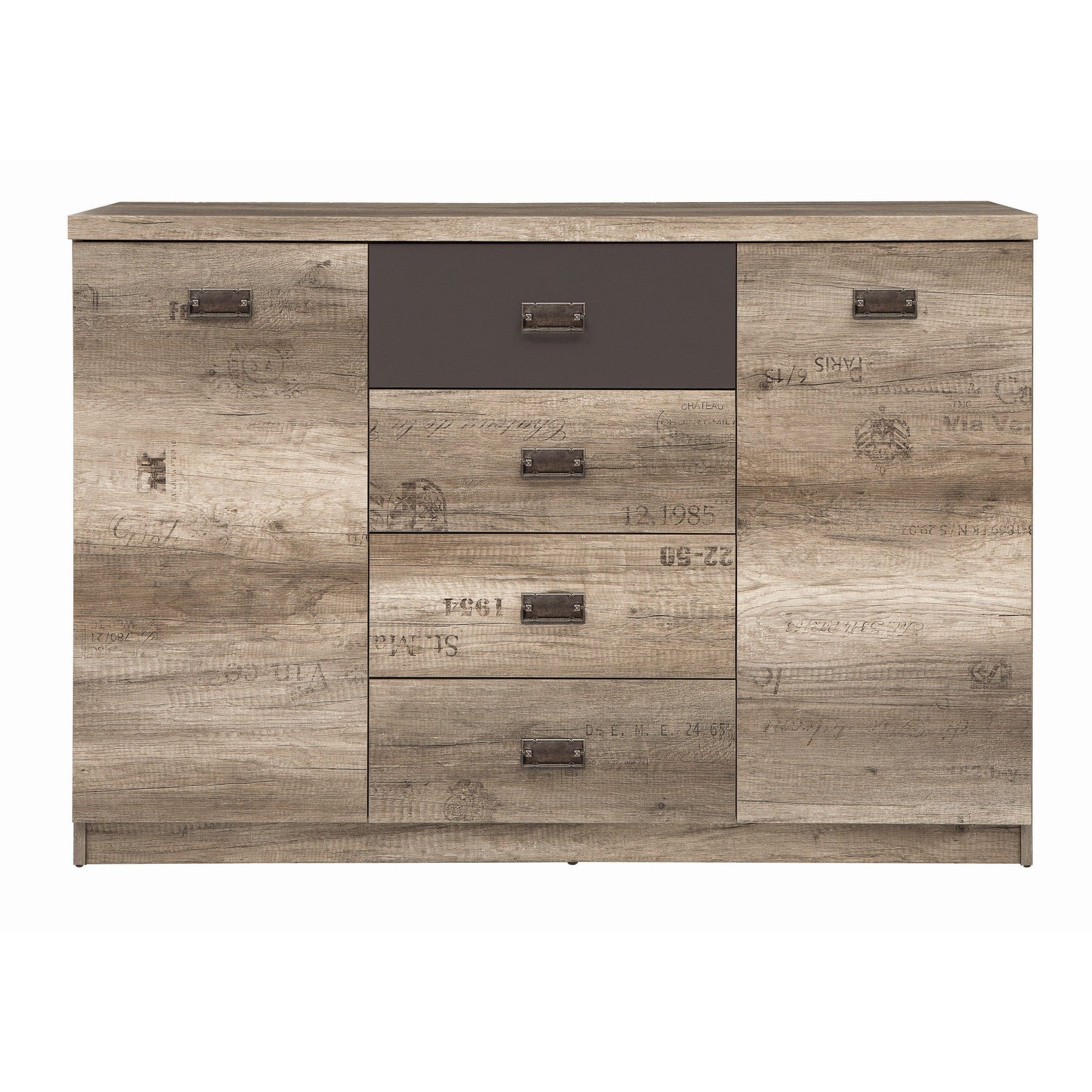 Comoda 130 cm Malcolm, 130x40x88 cm
