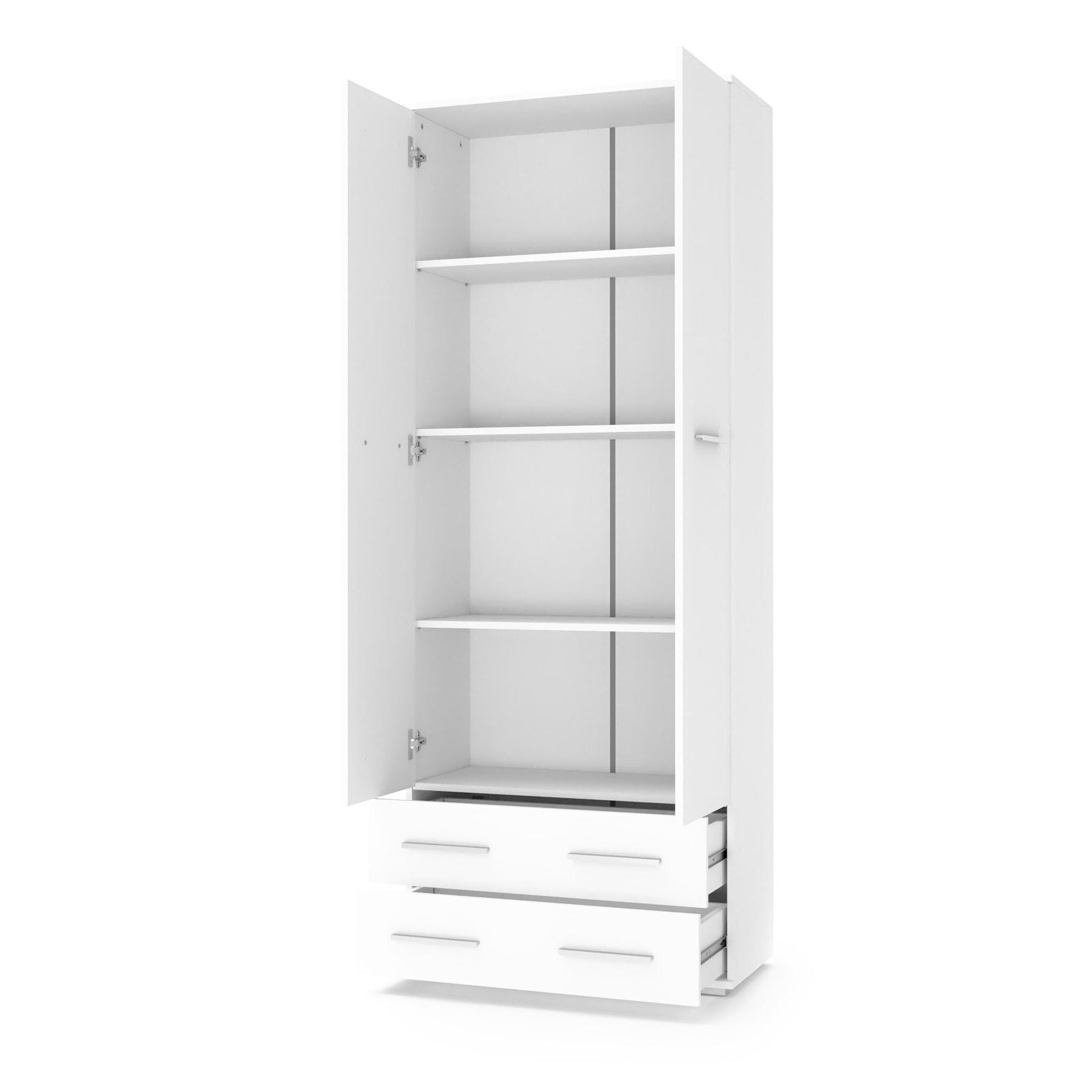Dulap cu sertare Lima REG2, alb, 200x40x77 cm - ACAJU