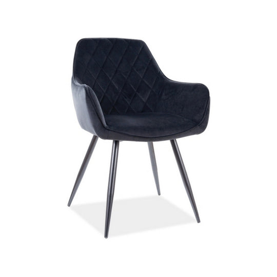 Scaun LINEA, negru, 43x47x82