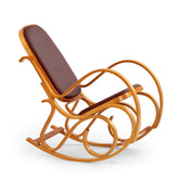 Balansoar rustic din lemn curbat Max Bis Plus, arin, 52X90X95 CM