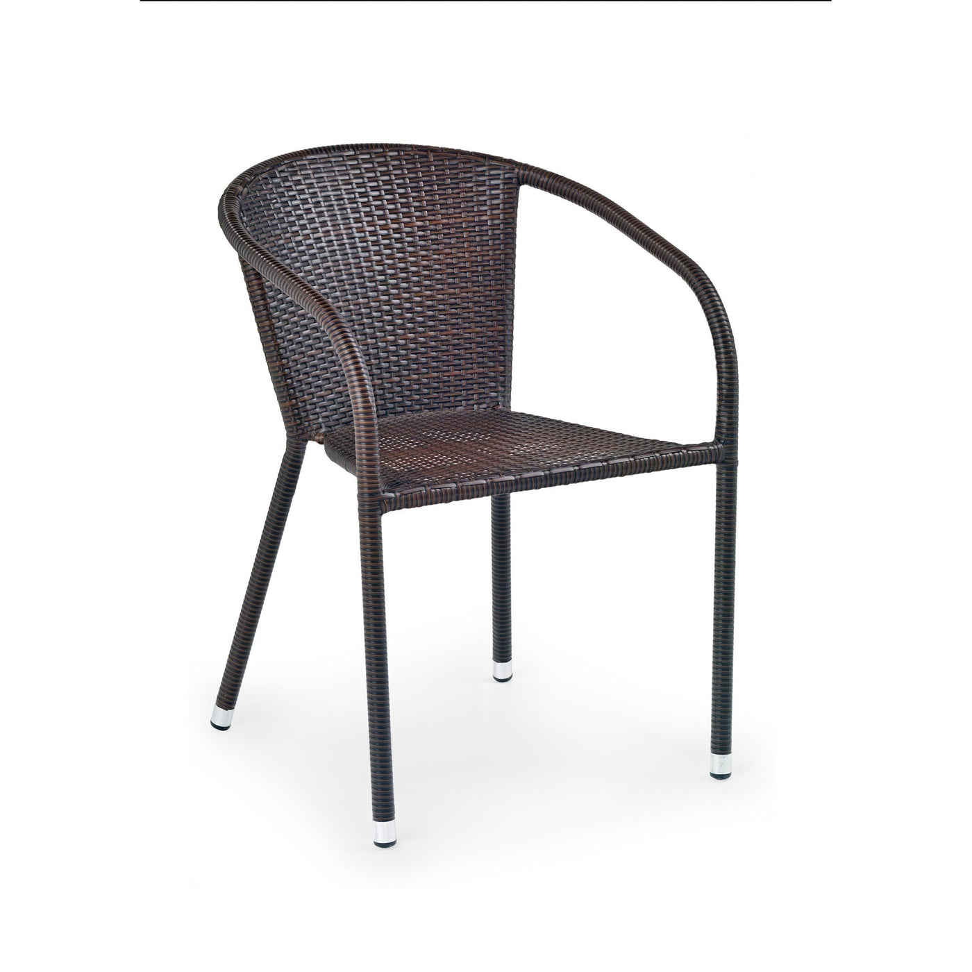 Scaun maro inchis de gradina Midas, 57X57X78 CM - ACAJU